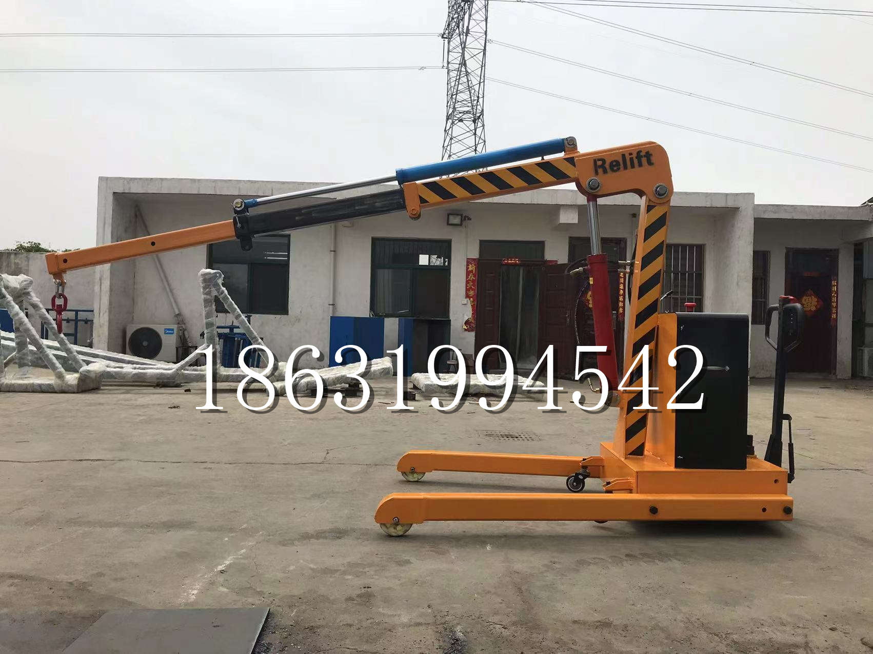 魏县久征定做3吨三轮随车吊 农用园林绿化移树吊 平板工程用小吊机